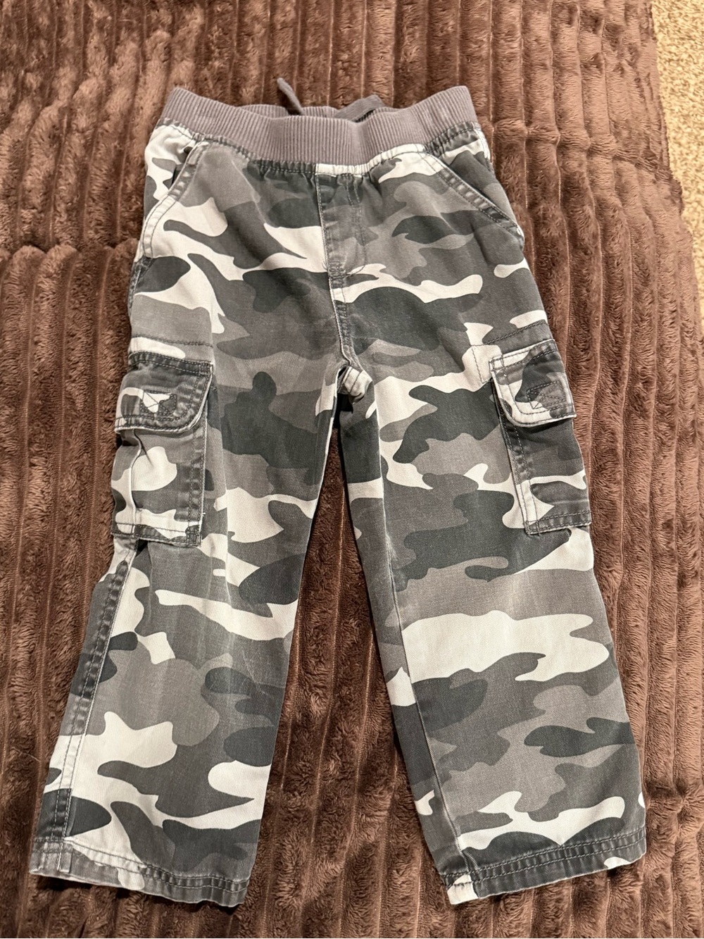 Children’s Place Gray Camo Cargo Pants